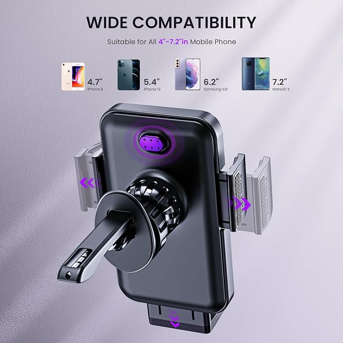 Car Phone Holders for Car Air Vent Phone Mount Universal Automotive Accessories Car Mount Cradles Fit for iPhone Android Smartphones