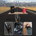 Tire Inflator Portable Air Compressor, 150PSI Portable Air Compressor with Accurate Pressure Gauge E-Bike Inflation Cordless Air Pump for Bike Pump Car Motorcycle Ball