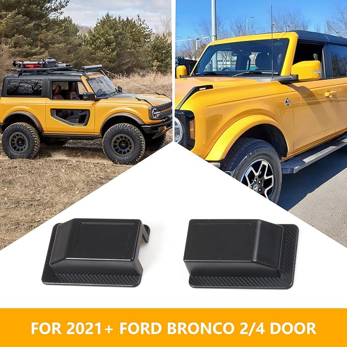 Rear Window Defroster Cover Compatible with Ford Bronco 2/4 Door/Bronco Raptor/Bronco Sport 2021-2025, Rear Windshield Defogger Guard for New Bronco Accessories Heater Wire Protection, Black