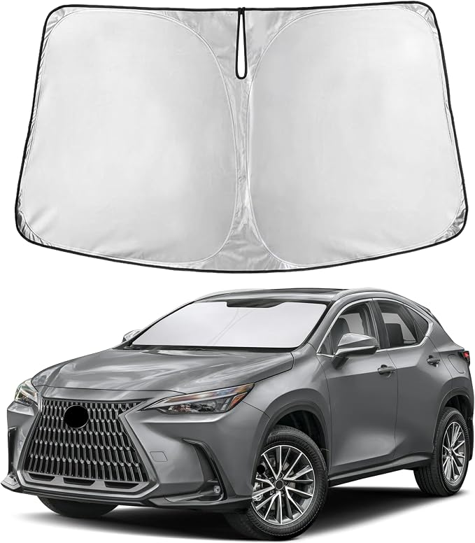 Windshield Sunshade Compatible for Lexus NX 2022-2024 2025 2026, Sun Visor for Front Windshield & Window Sun Shade Cover, UV Heat Blocker & Protector, Car Accessories