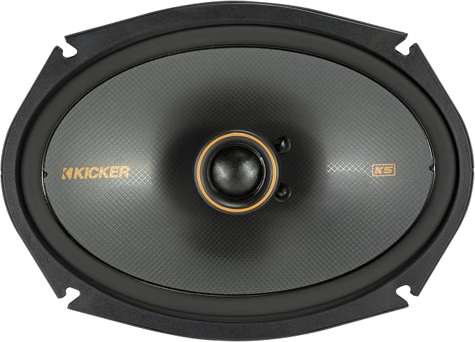 51KSC6904 KS-Series 6x9 Coaxial Speakers with 1" tweeters, 4-Ohm, Pair