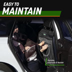 AUTO PRODUCTS - 2 Pack Car Seat Back Protectors, Reversible Kick Mats - Gray