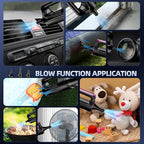 Cordless Handheld Vacuum Cleaner, 18000Pa 2 in 1 Car Vacuum Cleaner&Air Duster, 130W Brushless Motor with 7800mAh Battery, LED Light and Multi-Nozzles, Portable for Car, Home, Office, Pet