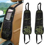 Car Seat Side Storage Pocket, Car Multifunctional Seat Organizer Hanging Bag, Auto Mobile Phone Wallet Sunglasses Mesh Net Pocket, Auto Accessories for Cars SUVs Trucks (Green, 2PCS)