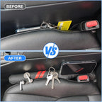 Car Seat Gap Filler for Dodge Accessories Durango Charger Challenger Dart Journey Block The Gap Between Seat and Console Stop Things from Dropping (2PCS, Black)
