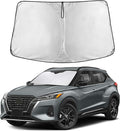 Windshield Sunshade Compatible for Nissan Kicks 2018-2022 2023 2024, Sun Visor for Front Windshield & Window Sun Shade Cover, UV Heat Blocker & Protector, Car Accessories