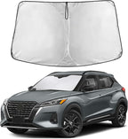 Windshield Sunshade Compatible for Nissan Kicks 2018-2022 2023 2024, Sun Visor for Front Windshield & Window Sun Shade Cover, UV Heat Blocker & Protector, Car Accessories
