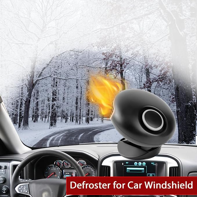 12V Protable Car Heater, 150W Windshield Defroster Defogger,
