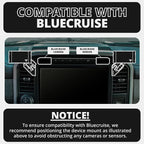 Tackform Link Vent Mount Universal Phone Holder - Compatible with BlueCruise, 2021-2025 Ford F150 & Raptor, 2023-2025 Ford Super Duty | Aluminum | Zero Slip | 3.5" Arm | Yellow