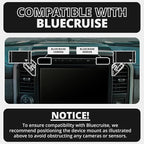 Tackform Link Vent Mount Universal Phone Holder - Compatible with BlueCruise, 2021-2025 Ford F150 & Raptor, 2023-2025 Ford Super Duty | Aluminum | Zero Slip | 3.5" Arm | Orange