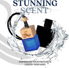 Solvère Car Air Freshener for Men | Perfume Style Freshener with Solvère Fragrance | Strong Freshener with Odor Eliminating Technology with Vent Clip | Car Air Freshener by
