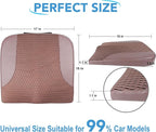 Car Seat Cushion, Car Seat Pillow, Automotive Cushion | Memory Foam Car Seat Cushion for Long Driving, Butt Pillow for Pain Relief, Driver Seat Cushion for Car, Truck, Office, Brown