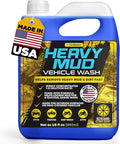 Heavy Mud Wash – Highly Concentrated 1:32 Ratio, Thick Foam Car Wash Soap & ATV Cleaner for Trucks, UTV Cleaner, Dirt Bikes & RVs – Works with Foam Cannons & Bucket Washes – 64 fl oz