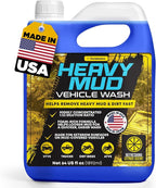 Heavy Mud Wash – Highly Concentrated 1:32 Ratio, Thick Foam Car Wash Soap & ATV Cleaner for Trucks, UTV Cleaner, Dirt Bikes & RVs – Works with Foam Cannons & Bucket Washes – 64 fl oz