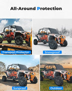 19-23 XP 1000 Windshield Cover 42"x25" Small Size Waterproof Compatible with Polaris RZR XP 1000 /RZR XP Turbo Transport Protector UTV Frost Sunshade Cover for Ice and Snow