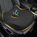 Car Seat Cushion for Driving, Car Seat Pillow for Short Drivers | Ergonomic Memory Foam Seat Cushion for Pain Relief, Adult Booster Seat for Car, Butt Cushion for Car, Truck, Office, Black
