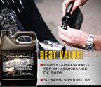car wash soap 2 pack- includes 2-50oz fl oz bottles of professional Ceramic car wash soap for auto's cars motorcycles RVs and boats