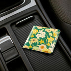 CoBak Car Registration and Insurance Holder - Small and Lightweight Vehicle Glove Box Car Organizer, Auto Truck Comparment Accessories Case for Essential Document, Driver License (Blossom Green)