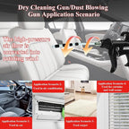 Tornado Car Cleaning Gun Air Blow Gun for Compressor Pneumatic Tool | Brass Adjustable Durable metal body Car Detailing Kit Interior Cleaner