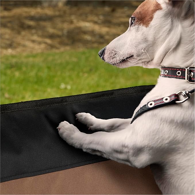 K&H Pet Products Car Door Protector for Dogs, 2 Pack Waterproof Interior Pet Car Door Protector from Dog Scratching, Stay Put Cover Design, Fits Most Vehicles, Washable - 27 x 19in Tan (Pack of 6)