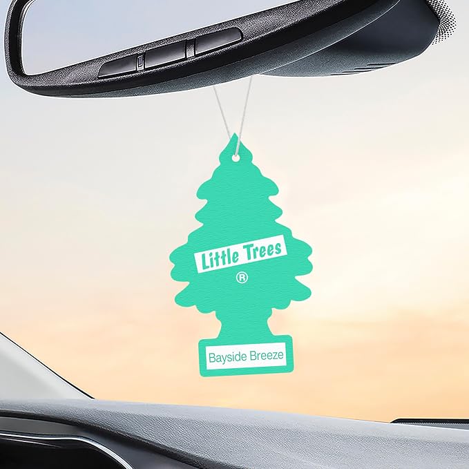 Car Air Freshener | Hanging Tree Provides Long Lasting Scent for Auto and Home | 24 Air Fresheners |Bayside Breeze