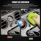 Car Cleaning Gel Clean Putty, Reusable Car Interior Cleaner Slime, Auto Detail Cleaning Soft Rubber Supplies, Universal Multi-Functional Cleaning Tool Accessories for Men Women (Yellow)