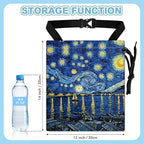 Abstract Starry Sky Sea Car Trash Bag - Waterproof Car Trash Bag Hanging Leakproof Car Garbage Bag - Washable Reusable Trash Bag For Car Interior Hanging Organizer Storage Vehicle Travelling Camping
