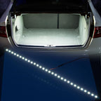 30 SMD 5050 LED Strip Light for Car Trunk Cargo Area or Interior Illumination Decoration, Xenon White, Auto Accessories