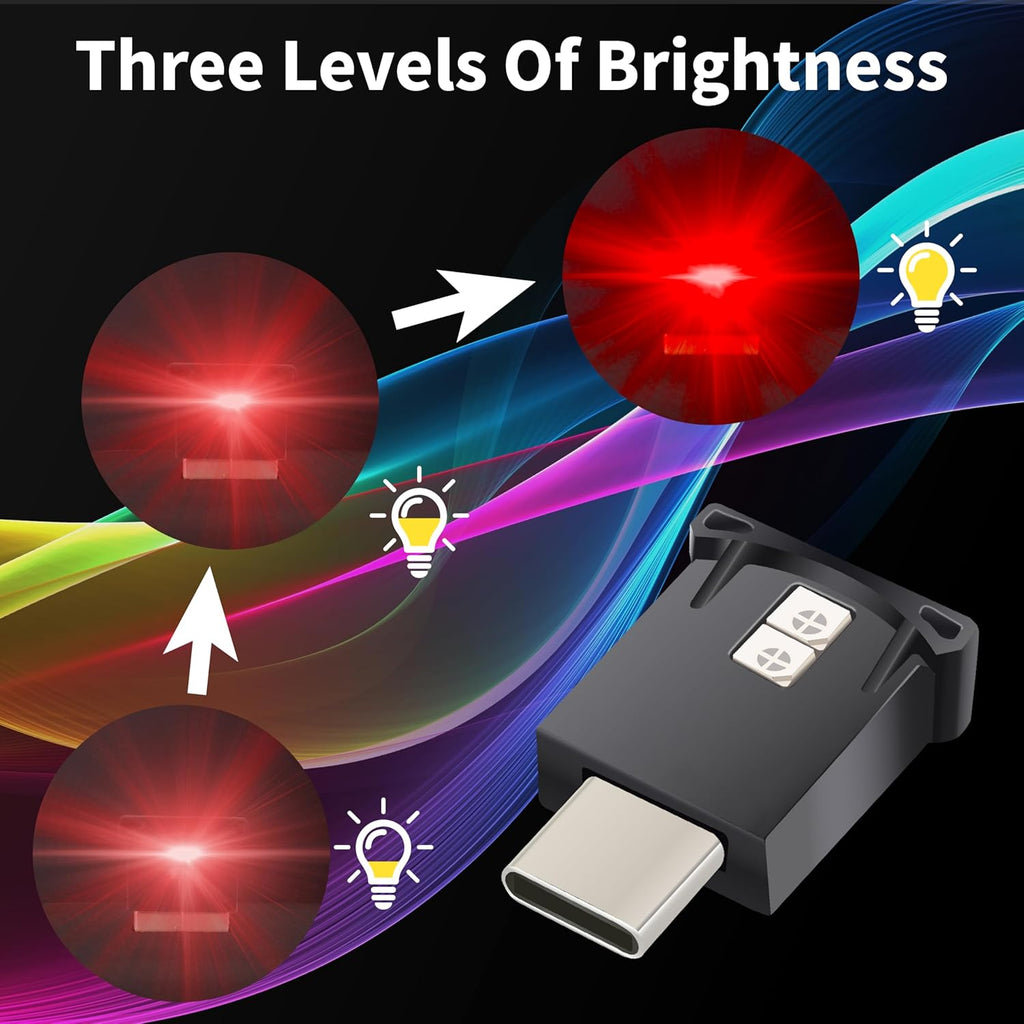 Mini USB LED Car Light — Ambient Interior Atmosphere Lamp