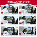 Blind Spot Car Mirror, HD Glass Frameless Convex Side Mirror Blindspot, Wide Angle Rear View Mirrors for SUVs, Trucks and RVs - Car Accessories