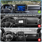 CNC Magnetic Truck Air Vent Phone Holder, Metal Phone Mount Cradles for F150, Compatible with Ford F150 2021-2026 & Super Duty F250 F350 F450 2021-2025 and Most Cellphones
