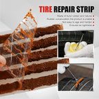 10-Piece Economical Tire Repair Kit – Flat Tire Plug Kit with T-Handle Tools, Storage Case – Fix Punctures Fast, – Ideal for Car, Truck, Motorcycle, ATV