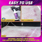 Iron Remover Car Detailing – Iron Decon Spray, Pulls Out Brake Dust, Rust & Fallout - Contaminant Removal for Car Paint & Wheels, pH Neutral Formula - 16 fl. oz. (Pack of 2)
