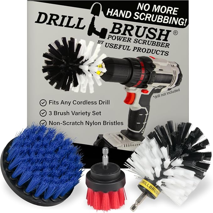 Attachments for Cleaning Carpet, Chairs, Seats, Wheels, Vinyl, Bathroom, Bathtubs, Shower, Tile, Grout, Trucks, Boats - for Car Detailing - Car Detailing Kit Interior Cleaner