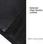 2 Pack Leather Car Seat Protector - Thick Back Seat Cover for Kids, Kick Mats with Storage Pockets, Protects from Scratches, Spills & Shoes (Easy Clean) (2 Pack 23x17in)