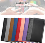 Car Registration and Insurance Holder,PU Leather Car Glove Box Organizer Car Document Holder for ID,Driver's License (Carbon Fiber Black)