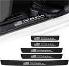 5PCS Car Door Sill Protector,Carbon Fiber Sport Threshold/Rear Bumper Guard Anti-Scratch Sticker Door Edge Protection Decorate,Interior Accessories Self-Adhesive Anti-Scratch Waterpoor (US Flag-5Pcs)