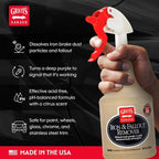 Griot's Garage Iron and Fallout Remover for Car Detailing and Cleaning, Remove Rust, Embedded Debris and Fallout from Multiple Exterior Surfaces 10948, 35oz
