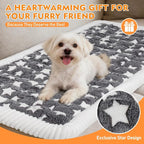 Backseat Dog Bed Mat for Car, Non-Slip Scratch-Resistant Dog Car Seat Cover, Soft Thick Pet Travel Cushion, Washable Back Seat Protector Blanket for Cars SUVs Trucks, 53 x 24 Inches