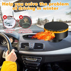 3 Pcs Portable Car Heater 12v Vehicle Heaters 2 in 1 150w Plug in Cigarette Lighter Windscreen Defogger Defroster 360° Fast Heating Cooling Fan Air Circulator for Winter Suv Rv(Yellow)