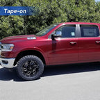 Window Visors Rain Guards for 2009-2018 Ram 1500 Crew/Mega Cab, 2010-2025 Ram 2500 & 3500 CrewCab Window Vent Wind Deflectors Visors Shades