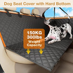 Dog Car Seat Cover for Back Seat, Back Seat Extender for Dogs 52 * 24.4in, Foldable in The Car, Hard PVC Panels Bottom Support to 330 lbs, for Cars/Mid-Size SUV/Small Truck