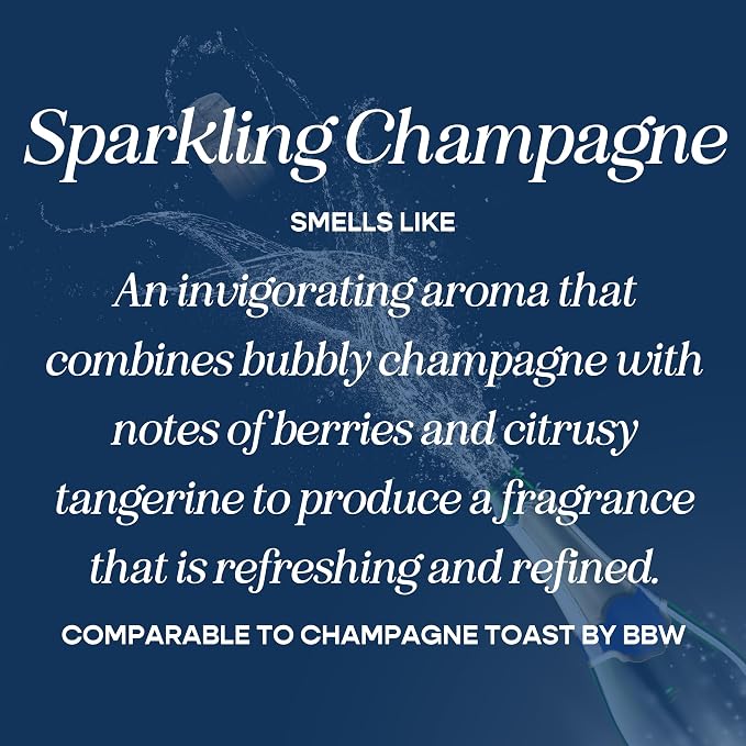 CANDECraftCo Car Air Hanging Fragrance Oil, Car Auto Freshener for Essential Oils, Scents Fragrance Aromatherapy Automobile Diffuser, Long Lasting (Berry Mimosa + Champagne)