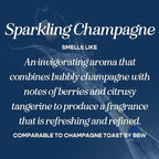 CANDECraftCo Car Air Hanging Fragrance Oil, Car Auto Freshener for Essential Oils, Scents Fragrance Aromatherapy Automobile Diffuser, Long Lasting (Berry Mimosa + Champagne)