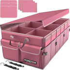 Trunk Organizer For SUV Car Trunk Organizer, Foldable Storage, Car Accessories for Women Men, Collapsible Bag, 600D Oxford, Non Slip Bottom, Straps, Soft Cover (85L)