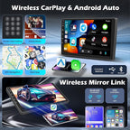 [4+64G] Android 15 Car Stereo for Honda Odyssey EX-L 2011-2017 with Wireless Carplay Android Auto, 9'' IPS Touch Screen Radio Bluetooth Mirror Link GPS WiFi SWC AI DSP/FM/RDS/EQ Backup Cam+Mic