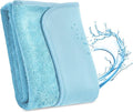 Microfiber Towels for Cars, 35.4" x 23.6" Car Drying Towel, Blue Reusable Car Towel, Quick Drying Car Microfiber Cleaning Cloth for RVs, SUVs, Trucks
