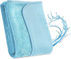 Microfiber Towels for Cars, 35.4" x 23.6" Car Drying Towel, Blue Reusable Car Towel, Quick Drying Car Microfiber Cleaning Cloth for RVs, SUVs, Trucks