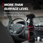 Interior Protect - 2-Stage Cleaner & Protectant Spray - High-Performance Car Care, Wipe Away dust and Fingerprints in Your Vehicle - UV protectant, Citrus Scent - 16 oz.