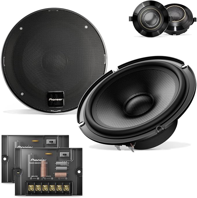 Z-Series TS-Z65CH 6.5” 2-Way Speakers (Pair) – 330W Max, Crisp Highs + Clear Vocals, Audiophile upgrade, add an amplifier for optimal performance